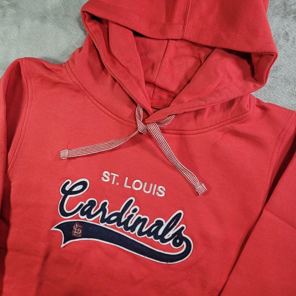St. Louis Cardinals Hoodie Womens 2X Red MLB Baseball Soft As A Grape Sweater